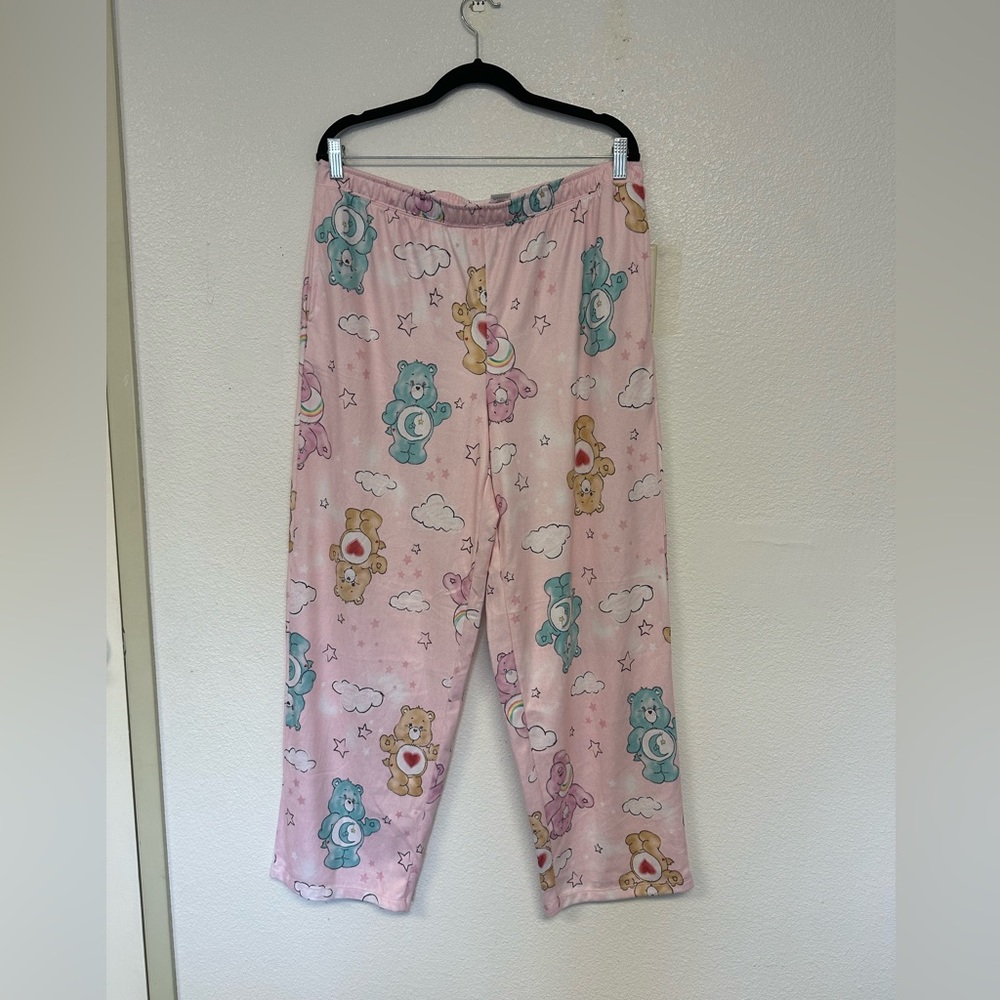 Pink Carebear pajama pants